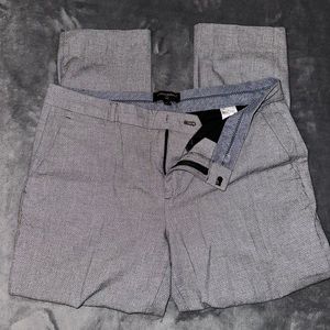 Banana Republic Avery Navy/Gray Patterned Pant size 12